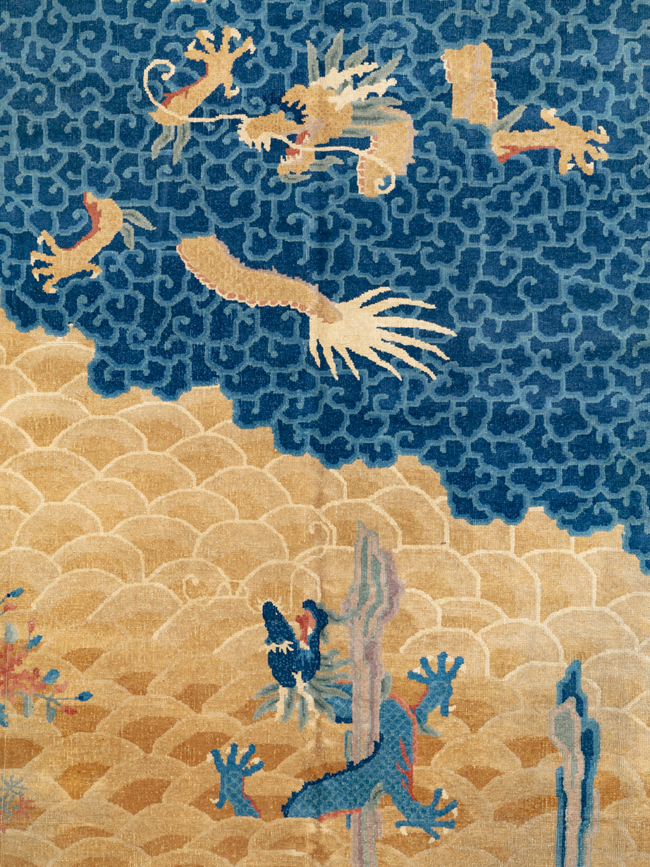 Antique Chinese Peking Room Size Carpet, No.33365 - Galerie Shabab