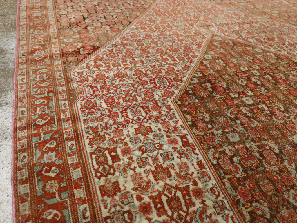 Antique Persian Senneh Accent Rug, No.33366 - Galerie Shabab