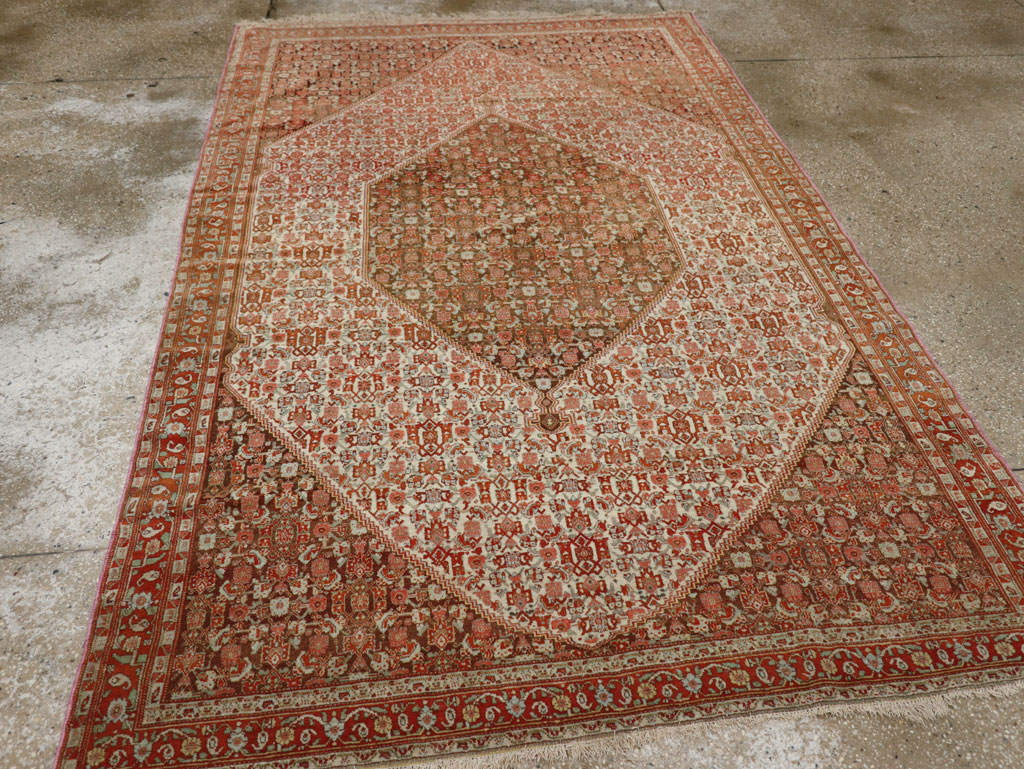 Antique Persian Senneh Accent Rug, No.33366 - Galerie Shabab