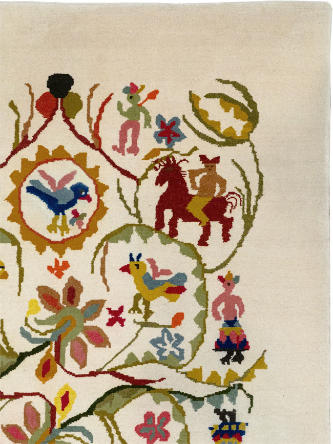 Mid-20th Century Art Deco Carpet By Olga Fisch, No.33367 - Galerie Shabab