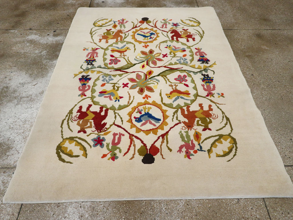 Mid-20th Century Art Deco Carpet By Olga Fisch, No.33367 - Galerie Shabab