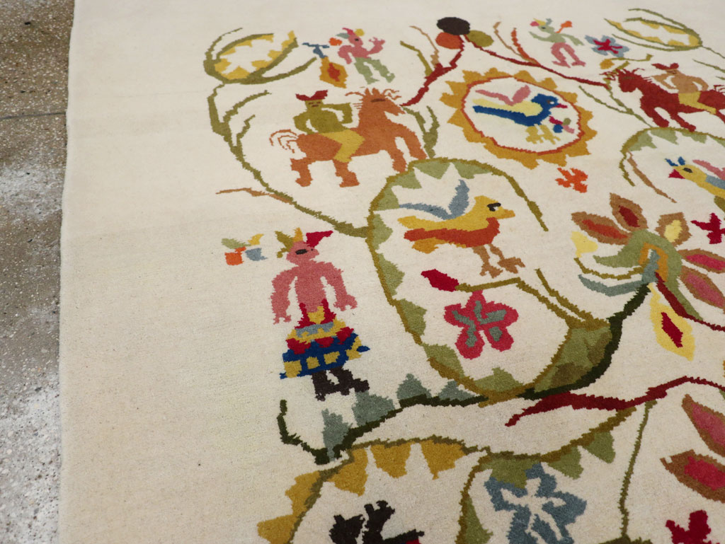 Mid-20th Century Art Deco Carpet By Olga Fisch, No.33367 - Galerie Shabab