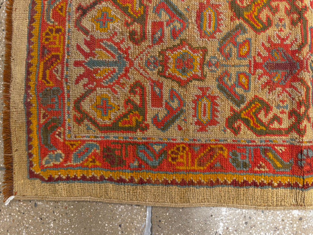 Antique Turkish Oushak Long Runner, No.33379 - Galerie Shabab
