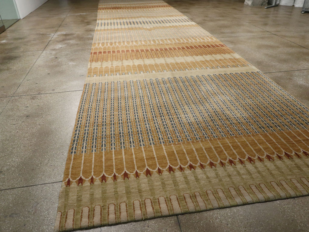 Modern Tibetan Long and Narrow Carpet, No.33382 - Galerie Shabab