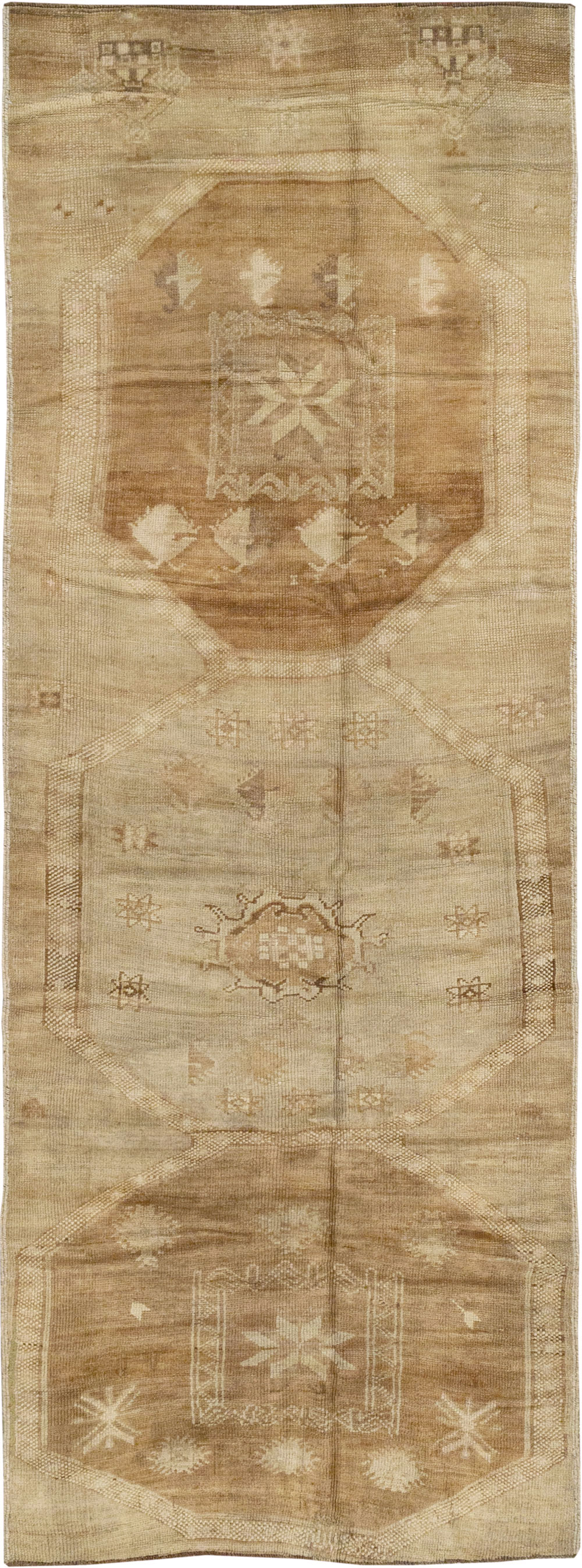 Vintage Turkish Anatolian Wide Runner, No.33387 - Galerie Shabab