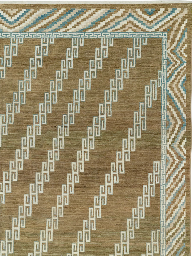 Modern East Turkestan Khotan Large Room Size Carpet, No.33390 - Galerie Shabab