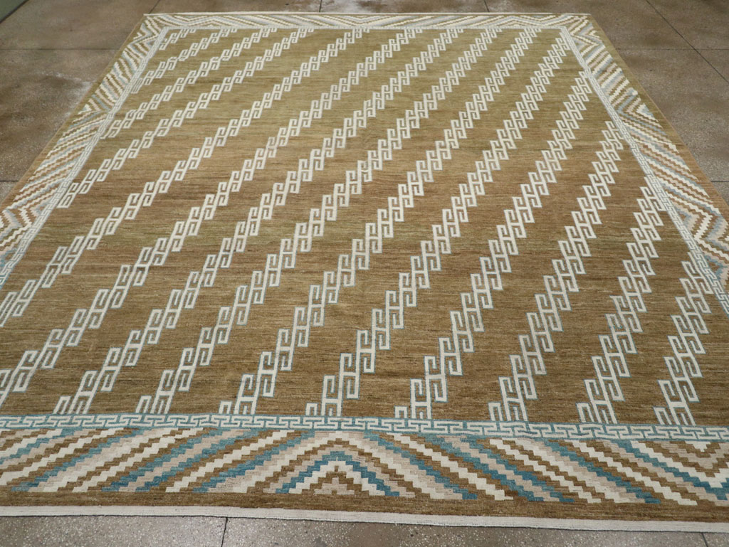 Modern East Turkestan Khotan Large Room Size Carpet, No.33390 - Galerie Shabab