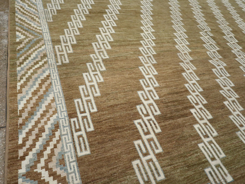 Modern East Turkestan Khotan Large Room Size Carpet, No.33390 - Galerie Shabab