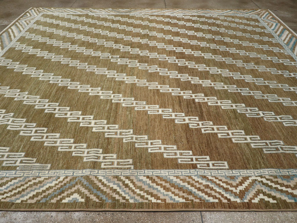 Modern East Turkestan Khotan Large Room Size Carpet, No.33390 - Galerie Shabab