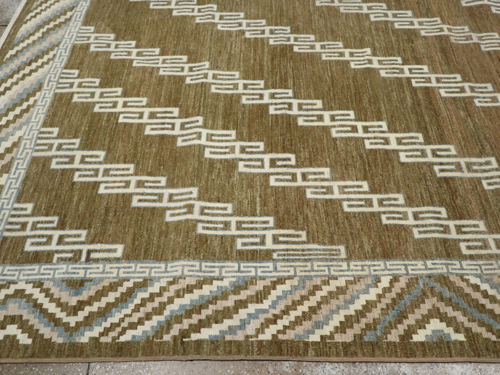 Modern East Turkestan Khotan Large Room Size Carpet, No.33390 - Galerie Shabab