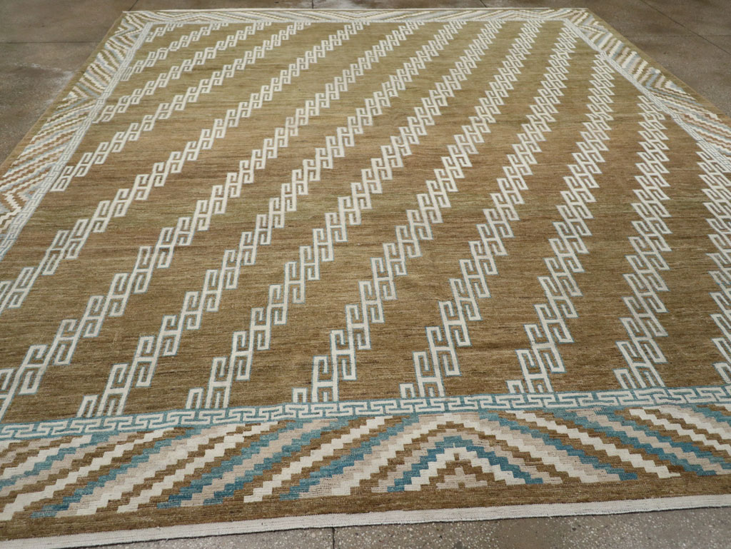 Modern East Turkestan Khotan Large Room Size Carpet, No.33390 - Galerie Shabab