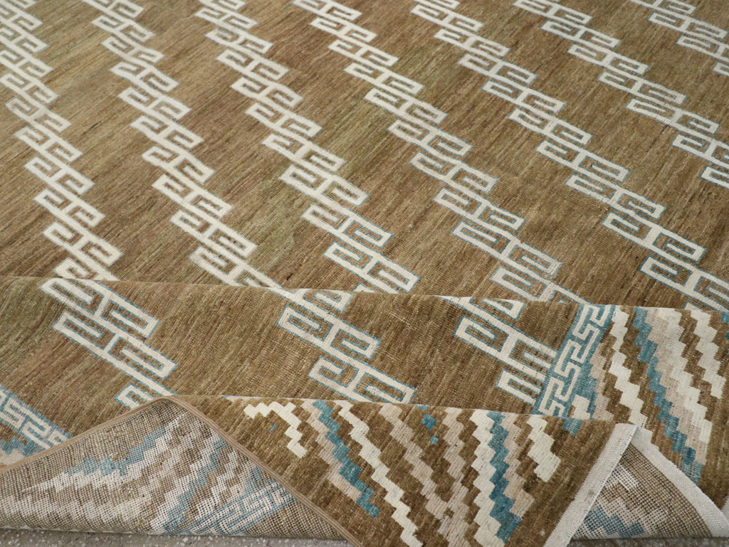 Modern East Turkestan Khotan Large Room Size Carpet, No.33390 - Galerie Shabab