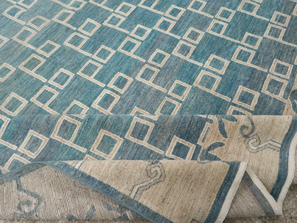 Modern East Turkestan Khotan Square Room Size Carpet, No.33393 - Galerie Shabab