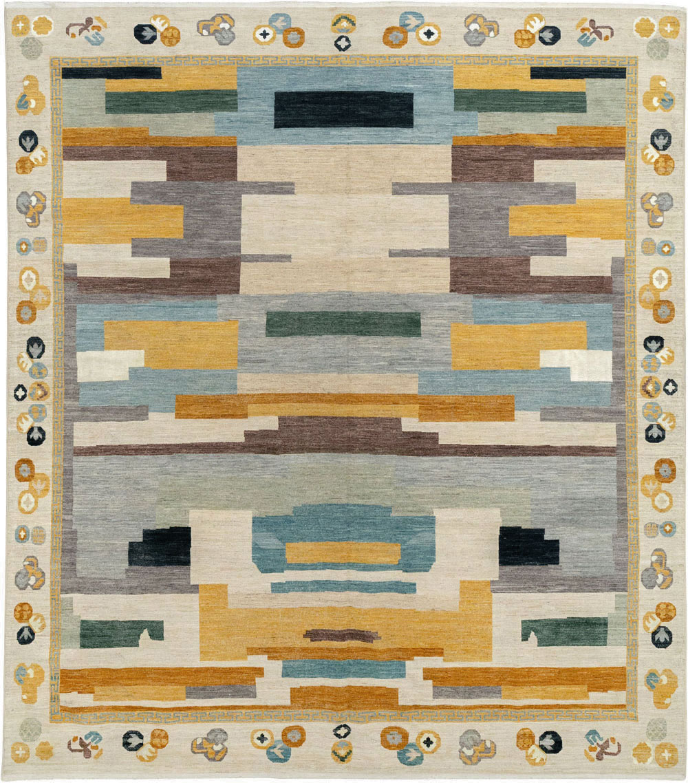 Modern East Turkestan Khotan Large Room Size Carpet, No.33395 - Galerie Shabab