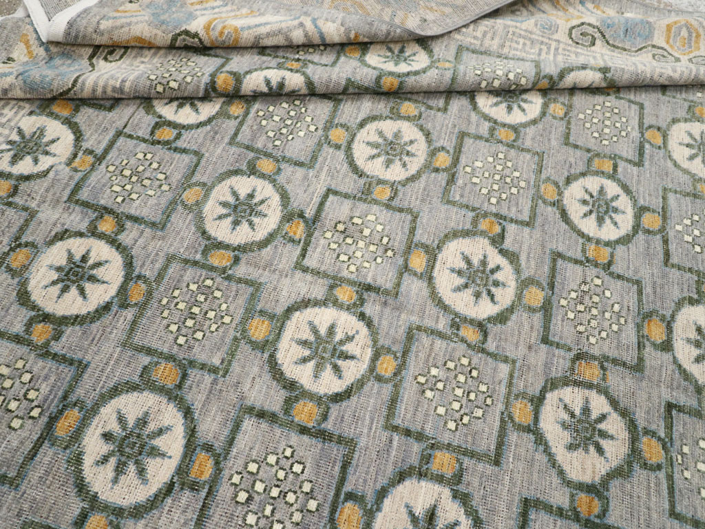 Modern East Turkestan Khotan Room Size Carpet, No.33397 - Galerie Shabab