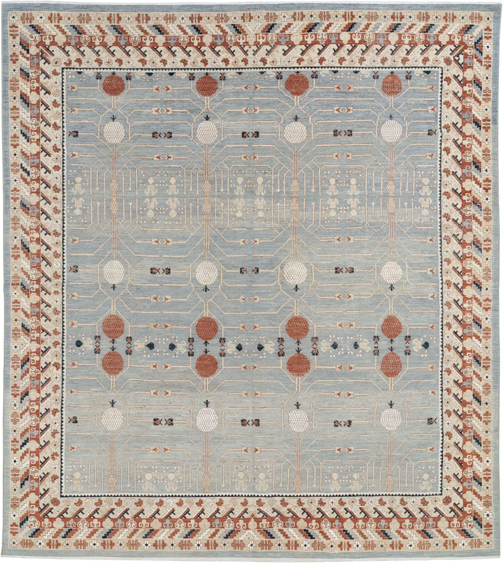 Modern East Turkestan Khotan Large Room Size Carpet, No.33402 - Galerie Shabab
