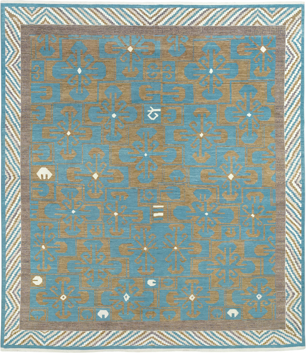 Modern East Turkestan Khotan Large Room Size Carpet, No.33403 - Galerie Shabab