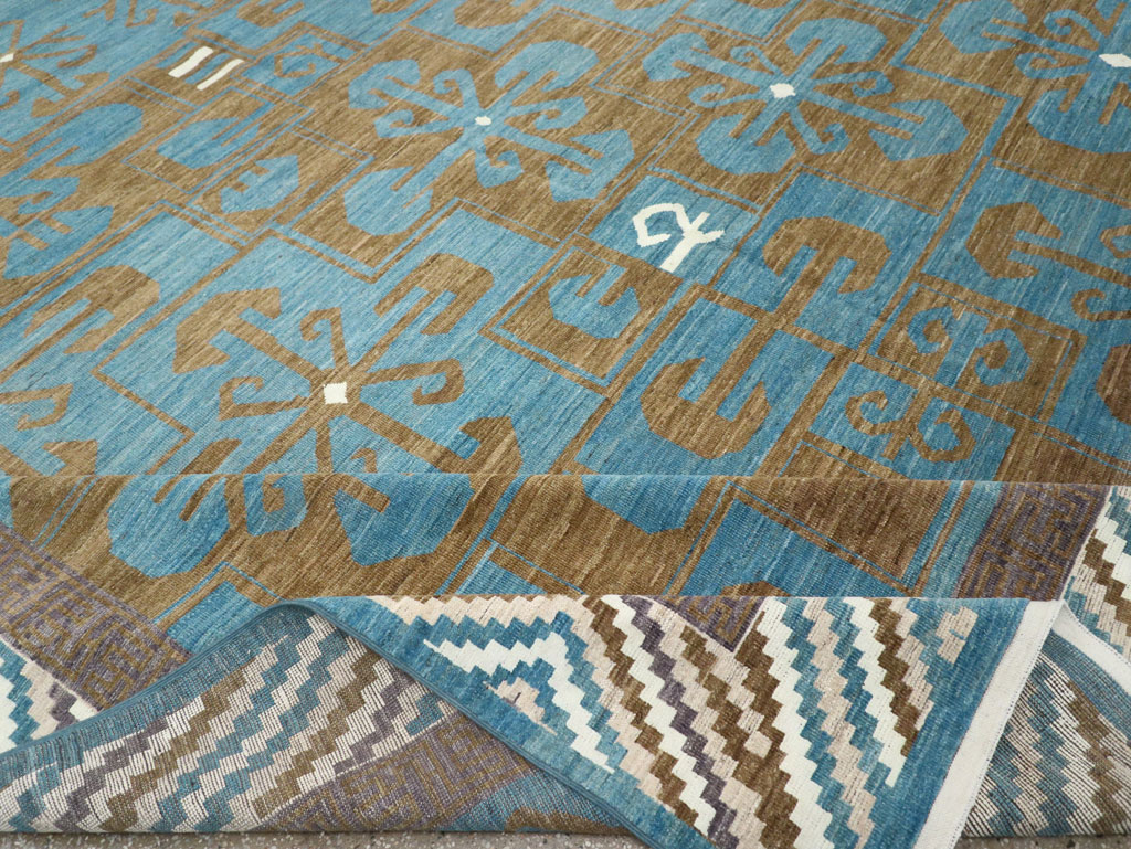 Modern East Turkestan Khotan Large Room Size Carpet, No.33403 - Galerie Shabab