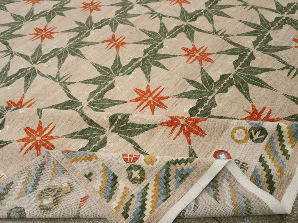 Modern East Turkestan Khotan Large Room Size Carpet, No.33404 - Galerie Shabab