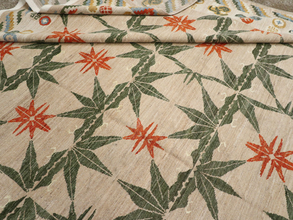 Modern East Turkestan Khotan Large Room Size Carpet, No.33404 - Galerie Shabab