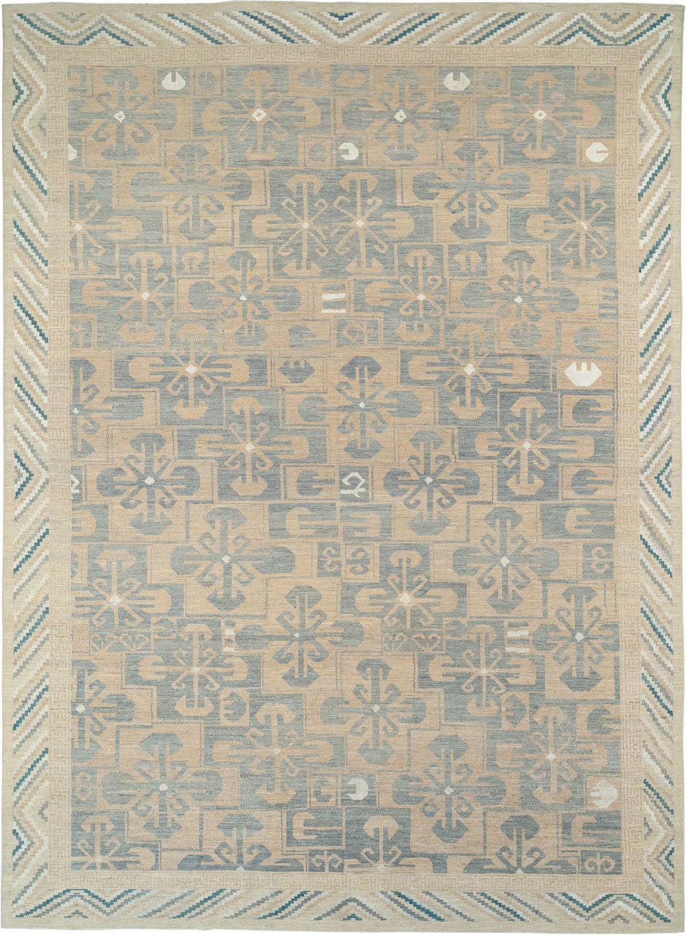 Modern East Turkestan Khotan Oversize Carpet, No.33405 - Galerie Shabab