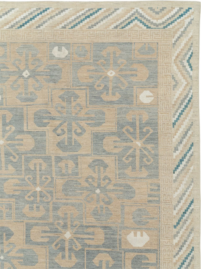 Modern East Turkestan Khotan Oversize Carpet, No.33405 - Galerie Shabab