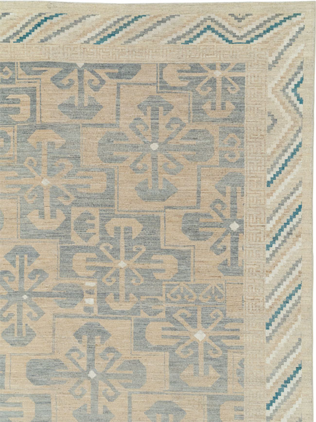 Modern East Turkestan Khotan Oversize Carpet, No.33405 - Galerie Shabab