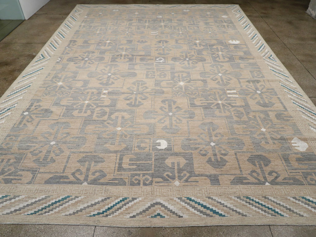 Modern East Turkestan Khotan Oversize Carpet, No.33405 - Galerie Shabab