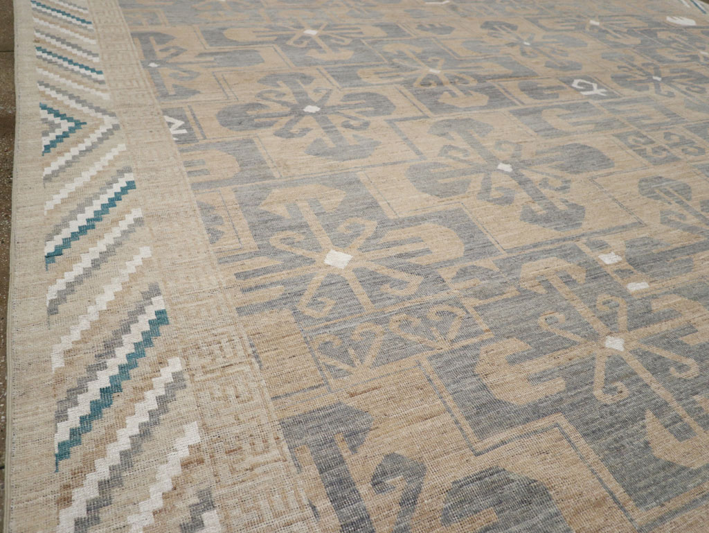 Modern East Turkestan Khotan Oversize Carpet, No.33405 - Galerie Shabab