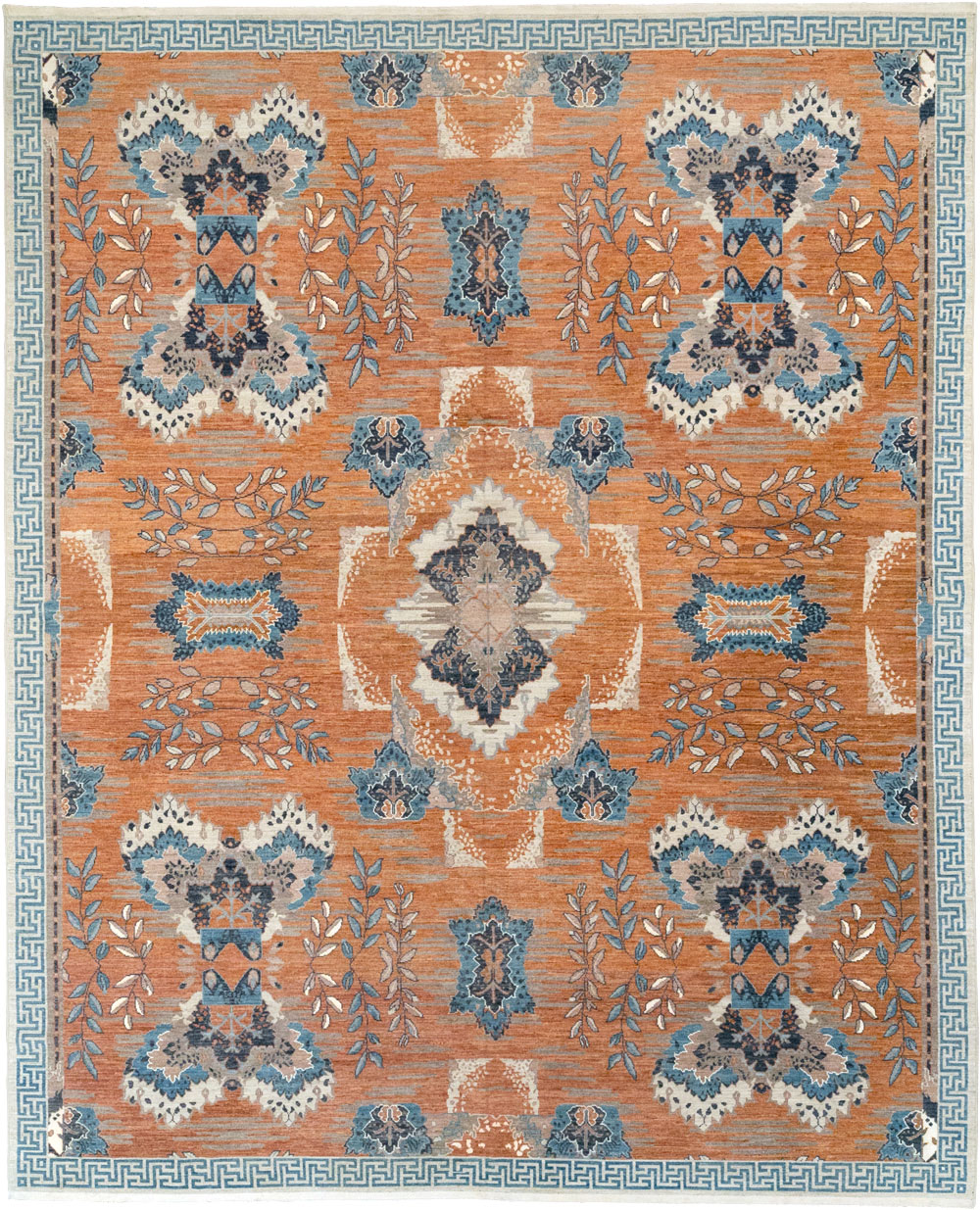 Modern East Turkestan Khotan Large Room Size Carpet, No.33407 - Galerie Shabab