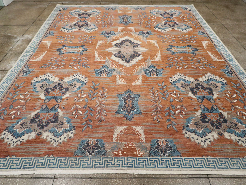 Modern East Turkestan Khotan Large Room Size Carpet, No.33407 - Galerie Shabab