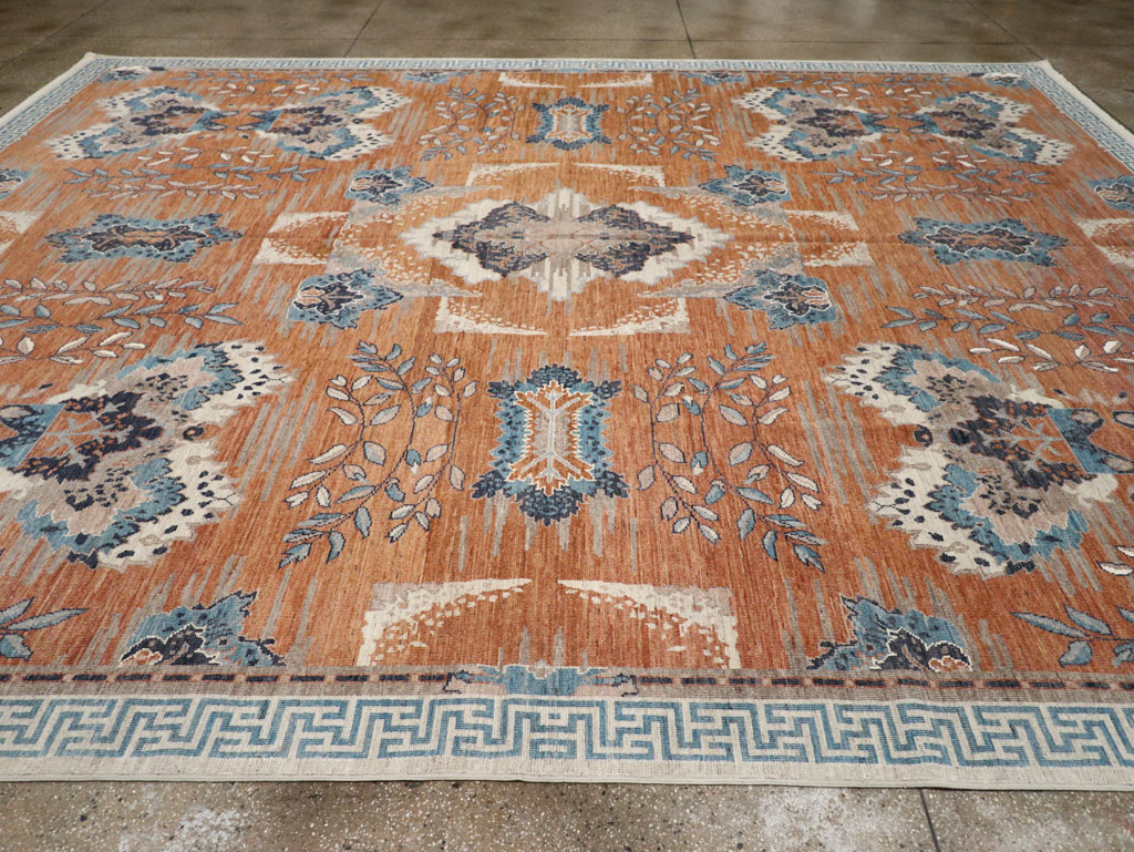 Modern East Turkestan Khotan Large Room Size Carpet, No.33407 - Galerie Shabab