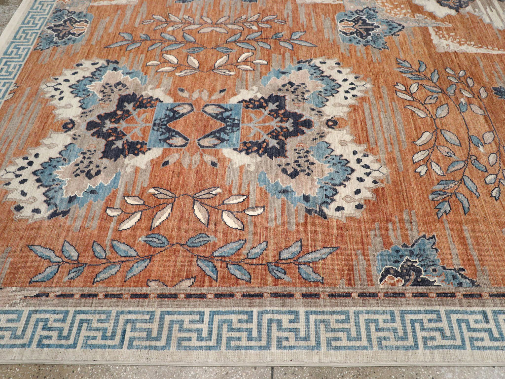 Modern East Turkestan Khotan Large Room Size Carpet, No.33407 - Galerie Shabab