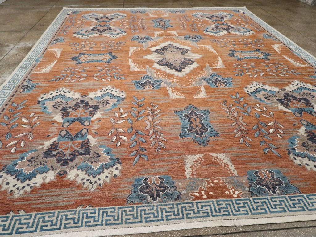 Modern East Turkestan Khotan Large Room Size Carpet, No.33407 - Galerie Shabab