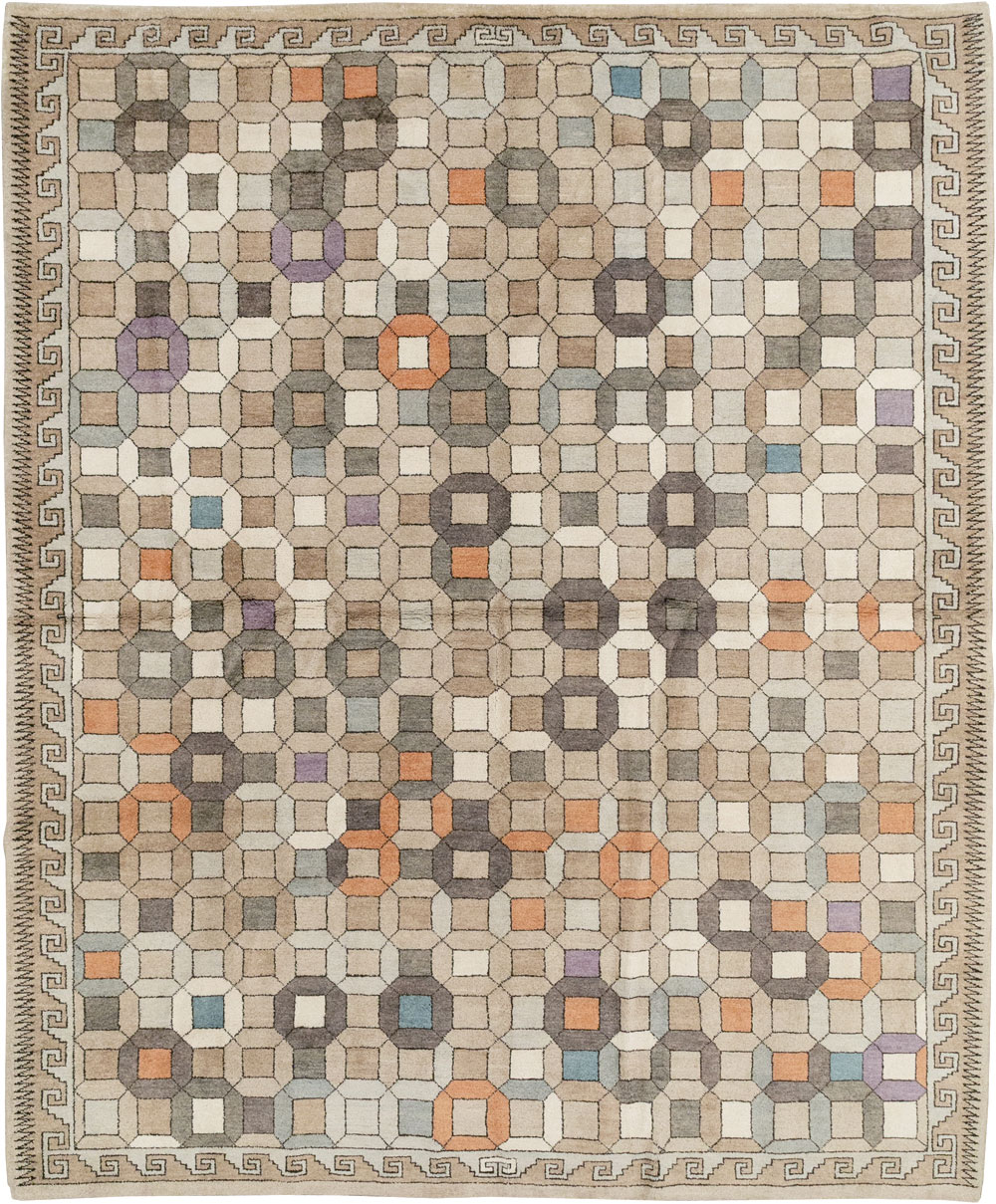 Modern East Turkestan Mongolian Room Size Carpet, No.33408 - Galerie Shabab