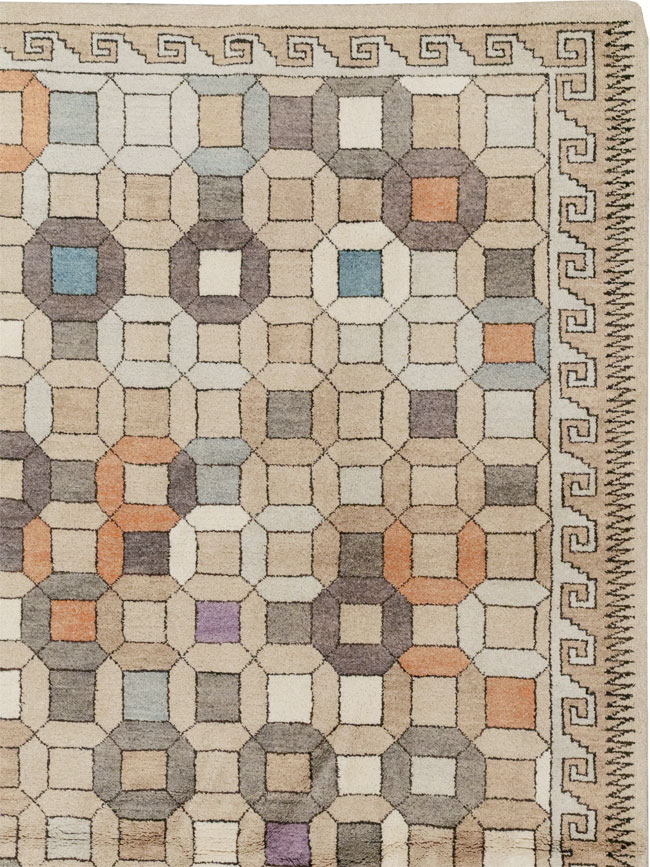 Modern East Turkestan Mongolian Room Size Carpet, No.33408 - Galerie Shabab