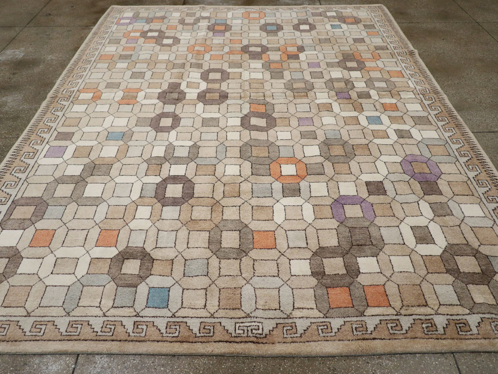 Modern East Turkestan Mongolian Room Size Carpet, No.33408 - Galerie Shabab