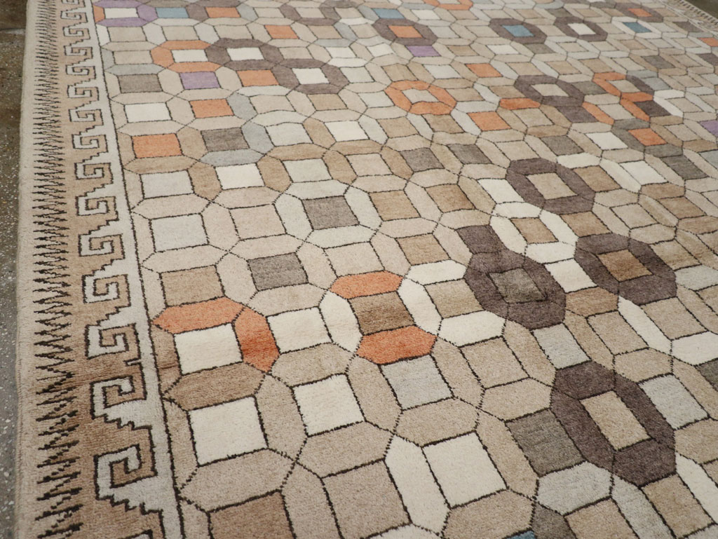 Modern East Turkestan Mongolian Room Size Carpet, No.33408 - Galerie Shabab