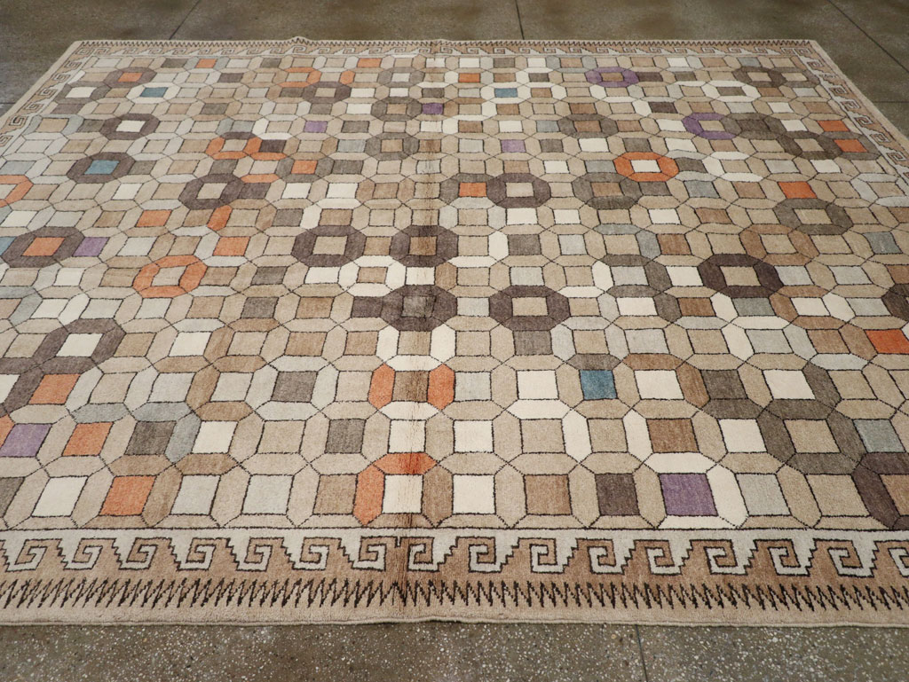 Modern East Turkestan Mongolian Room Size Carpet, No.33408 - Galerie Shabab