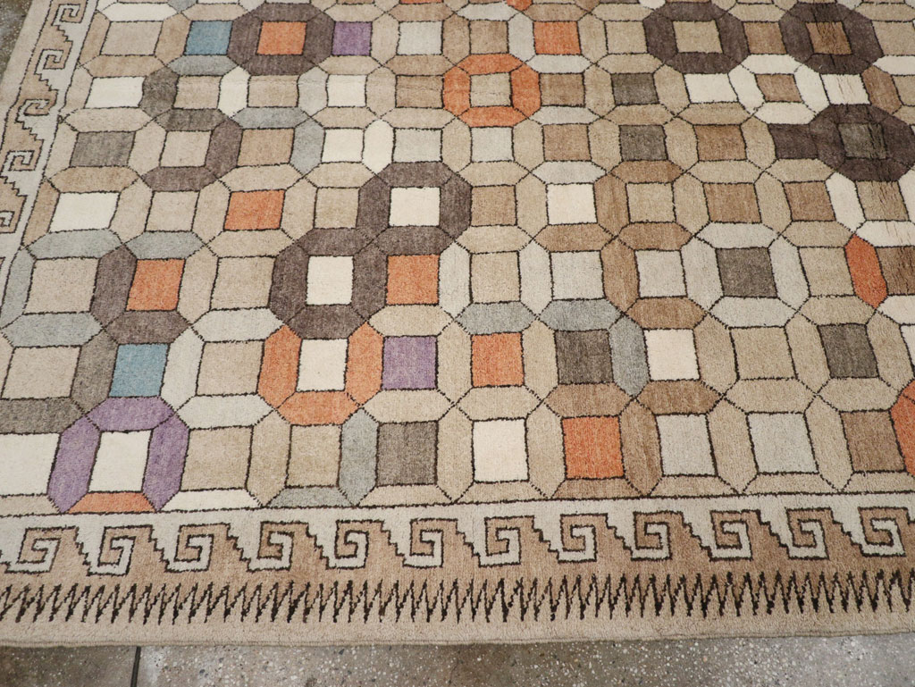 Modern East Turkestan Mongolian Room Size Carpet, No.33408 - Galerie Shabab