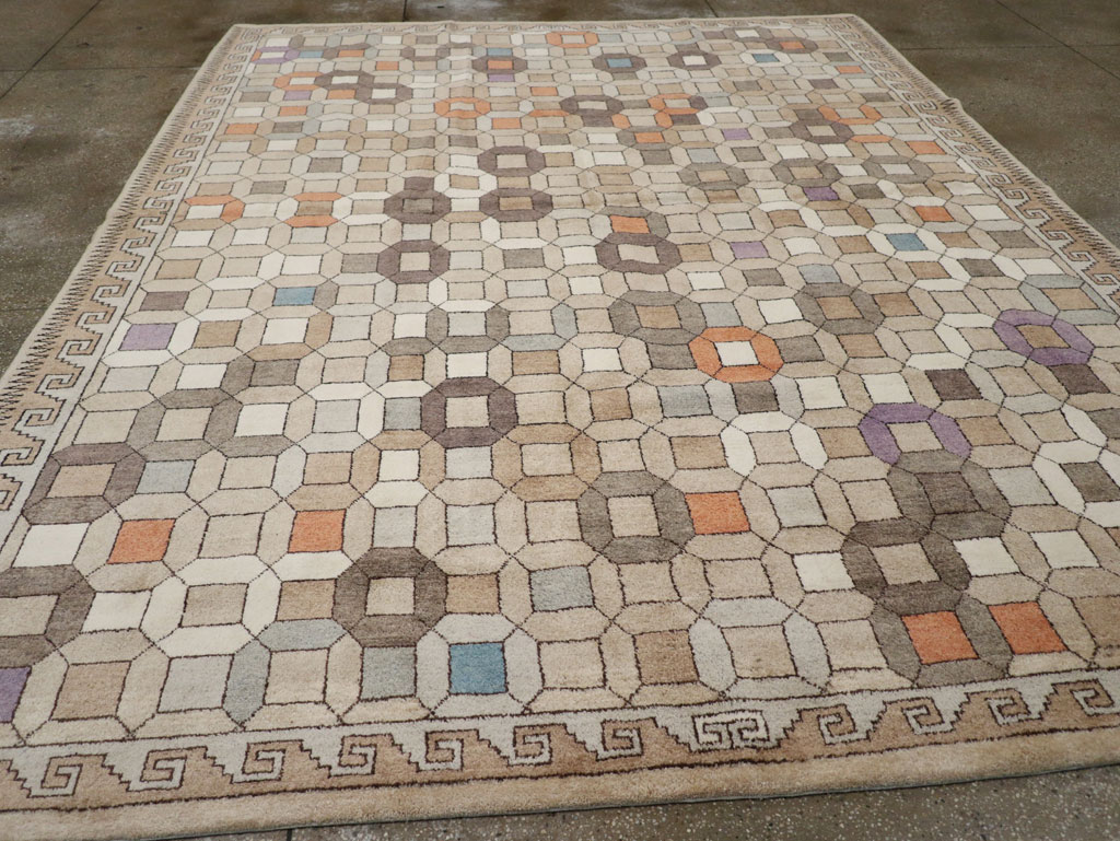 Modern East Turkestan Mongolian Room Size Carpet, No.33408 - Galerie Shabab