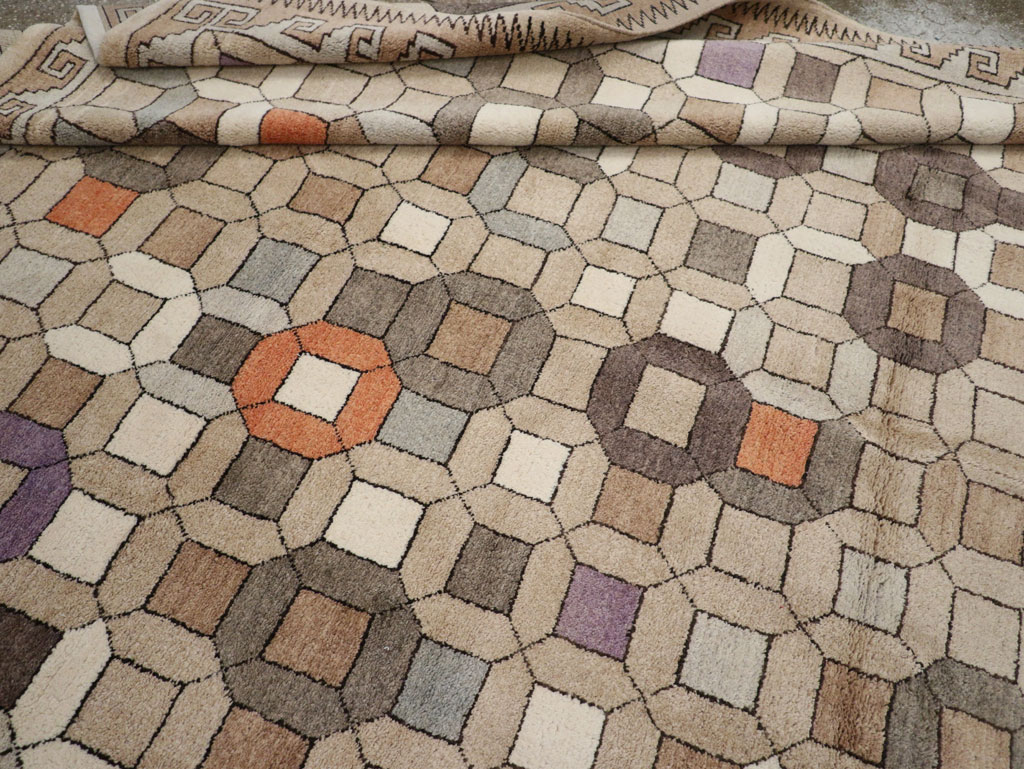 Modern East Turkestan Mongolian Room Size Carpet, No.33408 - Galerie Shabab