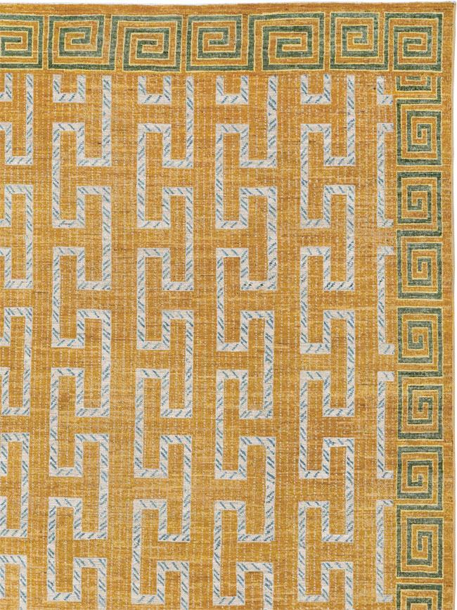 Modern East Turkestan Khotan Large Square Room Size Carpet, No.33409 - Galerie Shabab