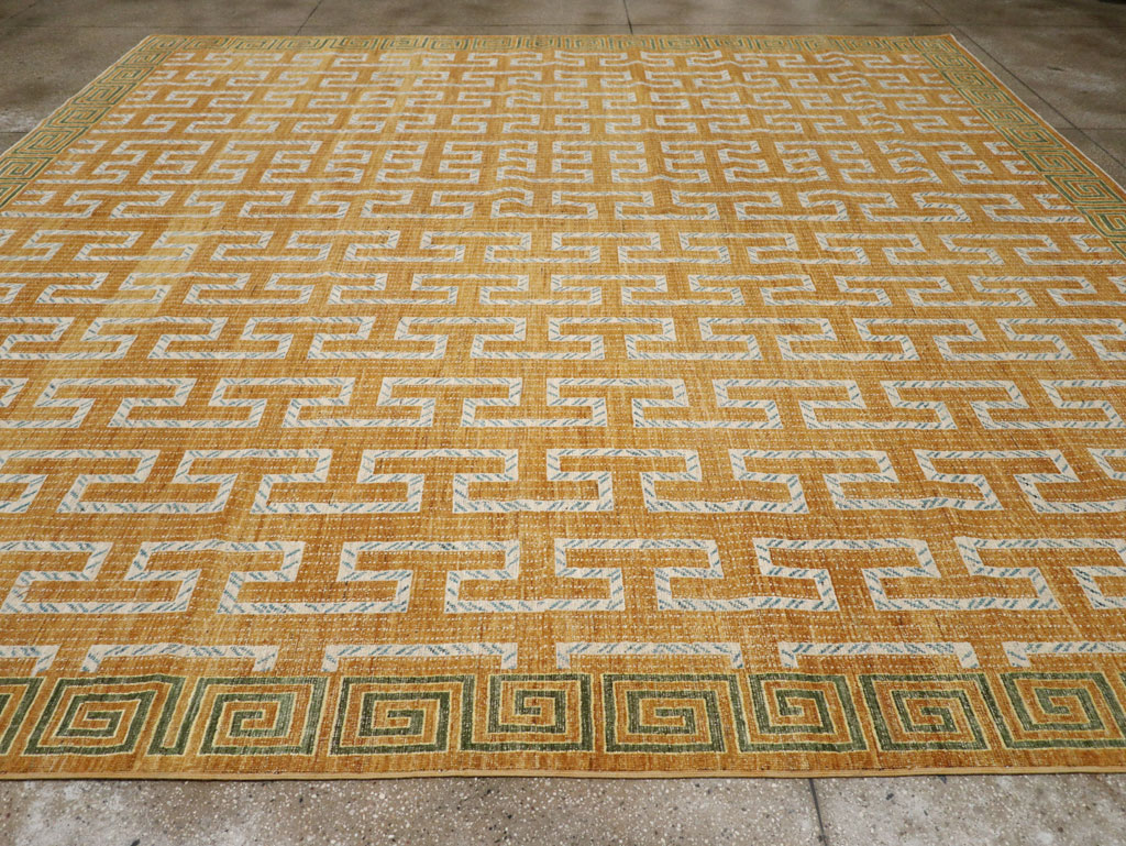 Modern East Turkestan Khotan Large Square Room Size Carpet, No.33409 - Galerie Shabab