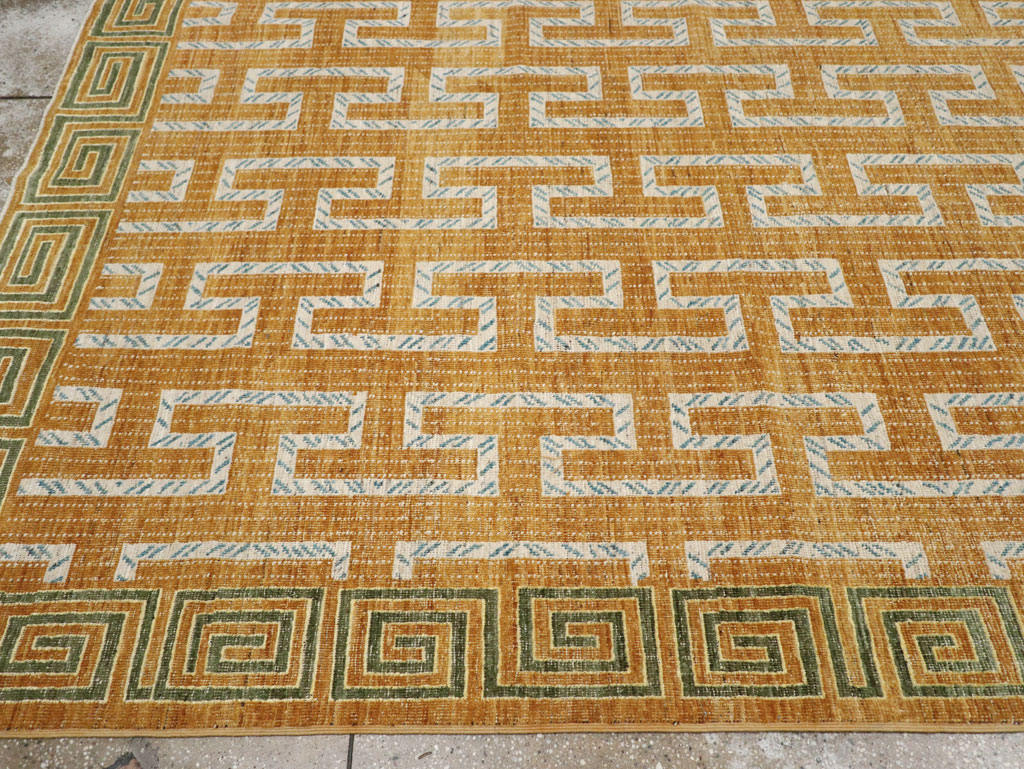 Modern East Turkestan Khotan Large Square Room Size Carpet, No.33409 - Galerie Shabab