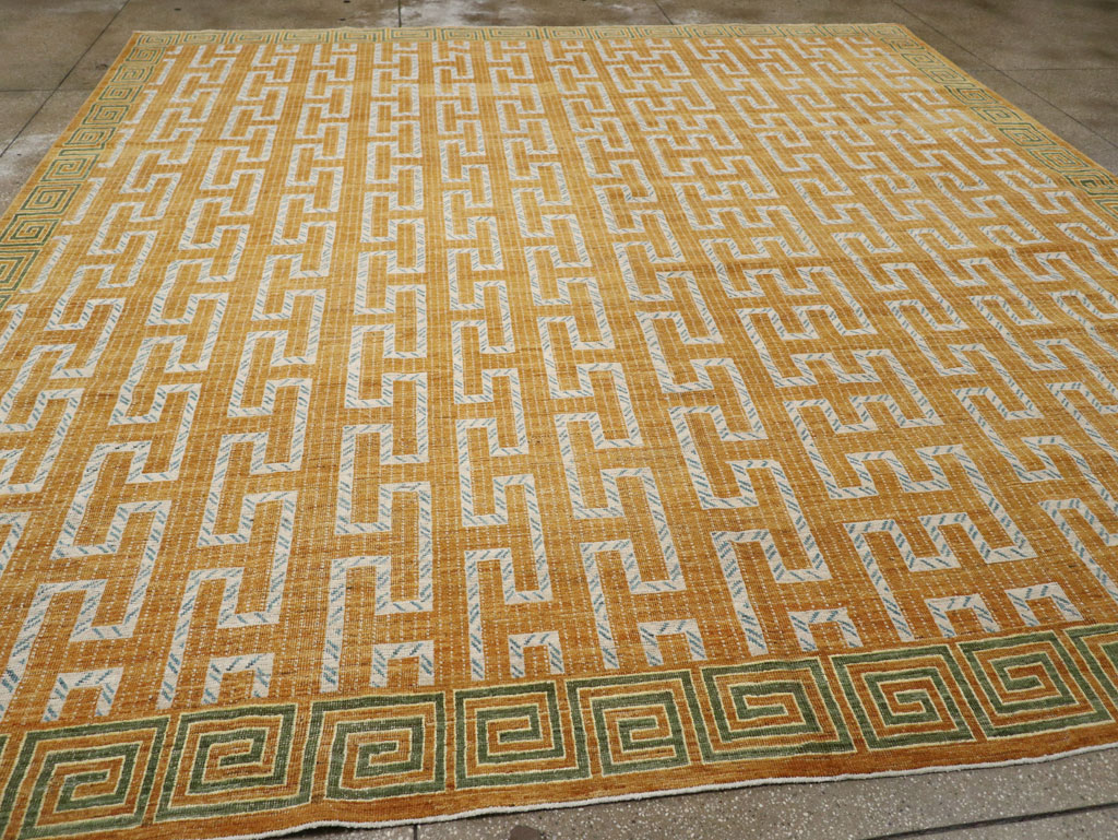 Modern East Turkestan Khotan Large Square Room Size Carpet, No.33409 - Galerie Shabab