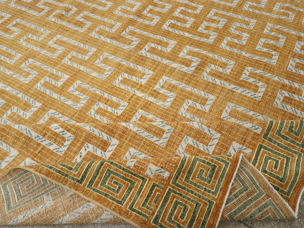 Modern East Turkestan Khotan Large Square Room Size Carpet, No.33409 - Galerie Shabab