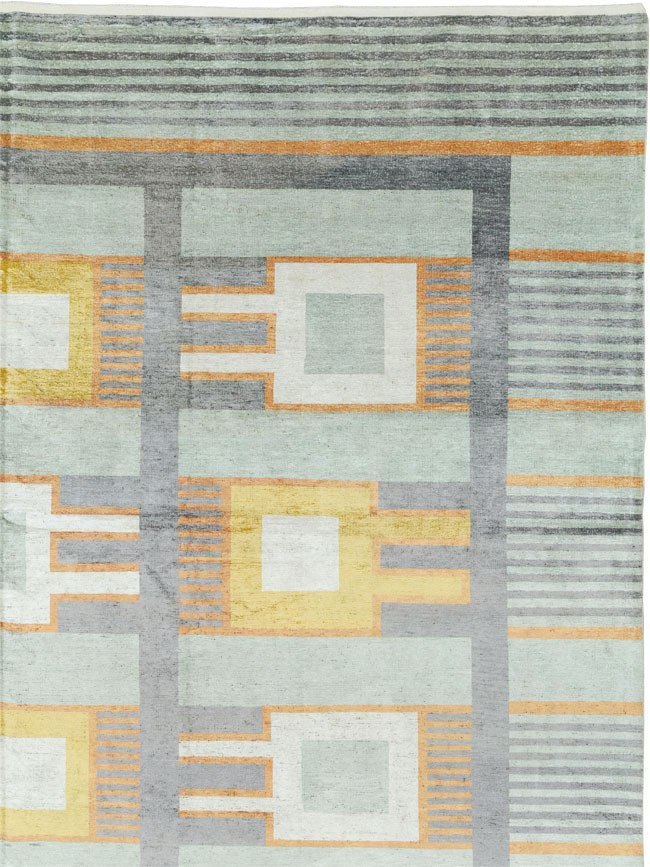 Modern East Turkestan Large Room Size Carpet, No.33410 - Galerie Shabab