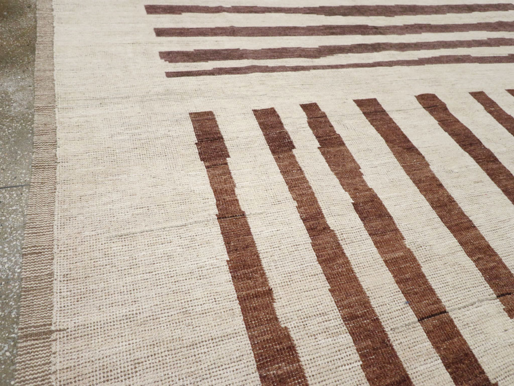 Modern Moroccan Room Size Carpet, No.33418 - Galerie Shabab