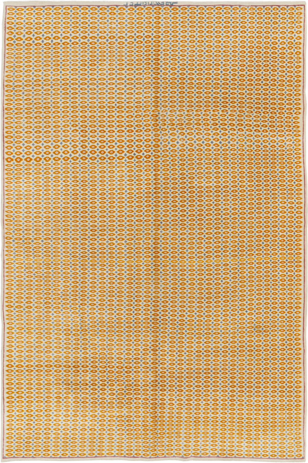 Vintage Persian Kashan Room Size Carpet, No.33419 - Galerie Shabab